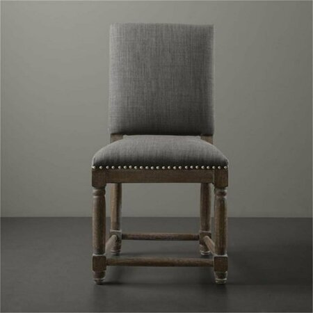 MADISON PARK Cirque Dining Chair - Grey, 2PK FPF18-0184